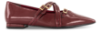 Tamaris Mary Jane Ballerina Bordeaux 1-22160-45