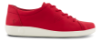 ECCO Damesko med snøre Rød 20658301466  SOFT 2.0