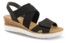 Rieker Damesandal med hæl Sort V38G8-00