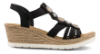 Rieker Sandal Svart 619B2-00