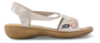 Rieker Sandal Sølv 608B4-90