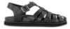 NOË Collection Fisherman Sandal Sort 4226101310