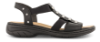 Rieker Damesandal Sort 64580-00