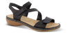 Rieker Damesandal Sort 659C7-00