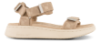 Woden Line Woven Sandal Beige WL690