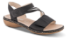 Rieker Damesandal Sort 65964-00