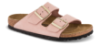 Birkenstock Arizona med Narrow Original fodseng Nubuck Soft Pink
