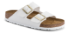 Birkenstock Arizona med Narrow Original fodseng Birko-Flor Hvid lak