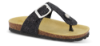 Mia Maja sandal sort glitter 4811100112
