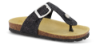 Mia Maja sandal sort glitter 4811100212