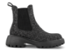 Woden Aya Glitter Chelsea Støvle Sort WS162