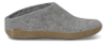 Glerups Tøffel med Skindsål Grå