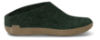 Glerups Tøffel med Skindsål Grøn