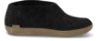 Glerups Hjemmesko med Skindsål Charcoal