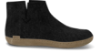 Glerups Hjemmesko med Skindsål Charcoal