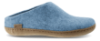 Glerups Tøffel med skindsål Blå