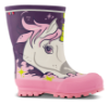 Viking Jolly Print Gummistøvle Lilla 1-60020