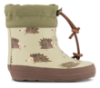 Bisgaard Barefoot Thermo Rubber Termogummistøvle Olive Pindsvin 92023
