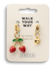 Walk Your Way Jordbær Smiley Charms Guld