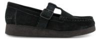 Clarks Wallabee T-Bar Mary Jane Sko Sort CL26183153