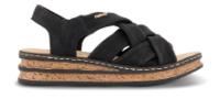 Rieker Damesandal Sort 62908-00