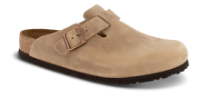 Birkenstock Boston med Regular Soft fotseng Oljeskinn Tabacco