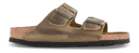 Birkenstock 1019377 Arizona Soft Narrow Oljeskinn Faded Khaki