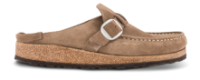 Birkenstock Buckley med Narrow Original fodseng Ruskind Taupe