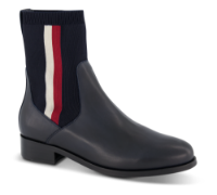 Tommy Hilfiger kort damestøvle navy FW0FW04156