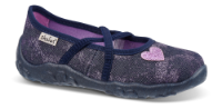 Skofus børnehjemmesko navy/rosa 2285 Bonny