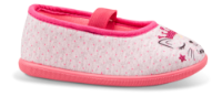 Skofus børnehjemmesko grå/fuxia