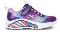 Skechers S-Lights Rainbow Cruisers Rainbow Sneaker Lilla 303722L