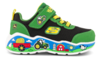 Skechers John Deere Play Scene Barn Squad Buddies Sneaker Grønn 407065