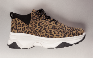 B&CO dame-sneaker leopard