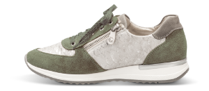 Rieker dame-sneaker grøn/sølv N7022-54