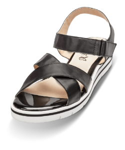Caprice dame sandal sort 9-9-28200-22