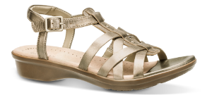 Clarks dame sandal sølv 26140740
