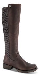 Rieker lang damestøvlett mørkebrun Z9591-26
