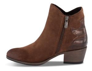 Marco Tozzi kort damestøvlett brun 2-2-25057-25