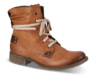 Rieker kort damestøvle brun 70820-24