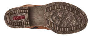 Rieker kort damestøvlett brun 70820-24