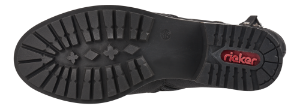 Rieker kort damestøvle sort Z6841-01