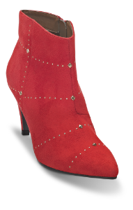 B&CO kort damestøvle rød