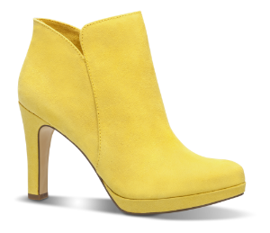 Tamaris kort damestøvlett gul 1-1-25316-21