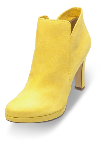Tamaris kort damestøvle gul 1-1-25316-21