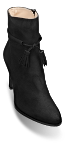 Nome kort damestøvlett sort 183-2742412
