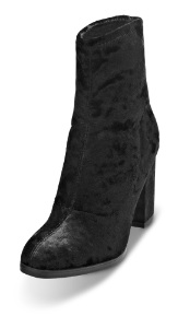 Caprice kort damestøvlett sort 9-9-25306-21
