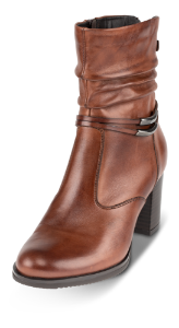 B&CO kort damestøvlett brun