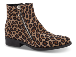 B&CO kort damestøvlett leopard
