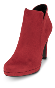 Tamaris kort damestøvle rød 1-1-25316-23
